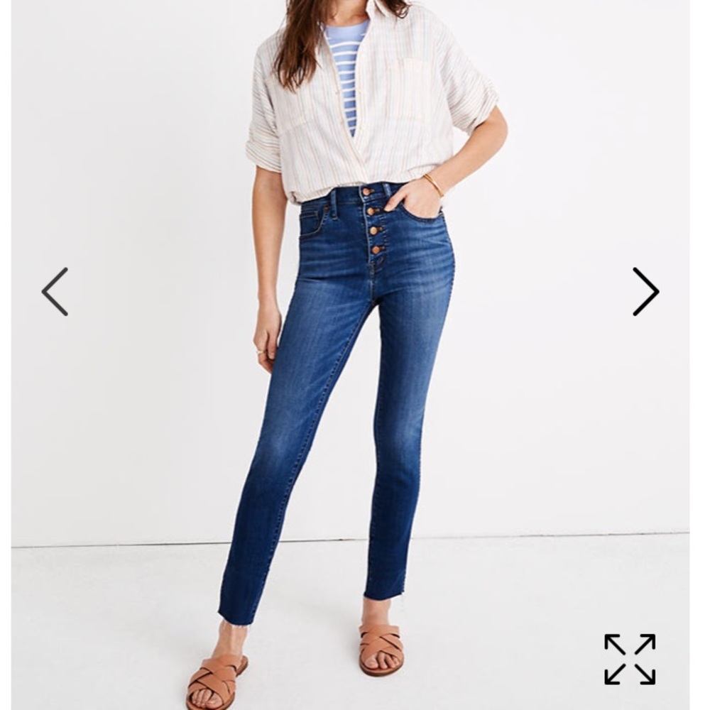 Madewell 10” skinny crops (tencel)
